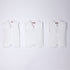 Basics Front Open Sleeve Less Cotton Vest Pack of 3 15408