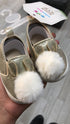 Gold Baby Girls Footwear Prewalker Shoes for 0–18 Months