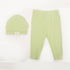 Infants 3Pc Set Bodysuit With Trouser & Cap 15986