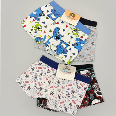 Pack of 2 Boxers Underwears For Boys (Assorted) 16305