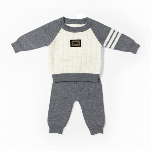 Winter Woolen 2Pc Suit Set Sweater With Trouser 16844