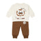 Kids Exclusive 2Pc Suit Fleece Sweatshirt With Trouser Set 17340