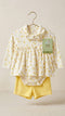 Floral Baby Girl Frocks with Trouser & Headband