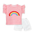 Baby Girls Suit Fancy Wear Top With Shorts 16317