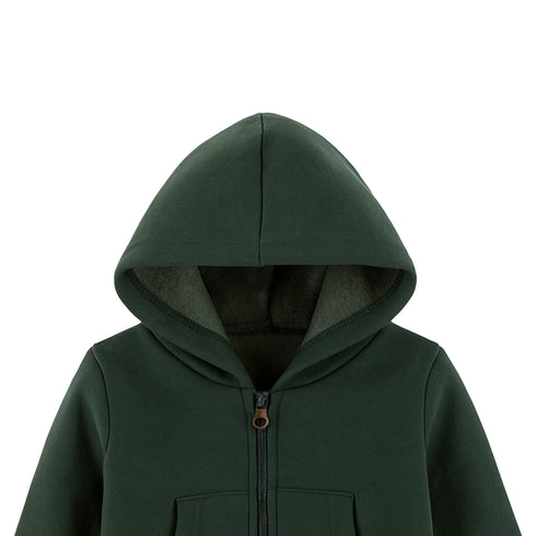 Kids Cozy Fleece Zip Up Hoodie 17270