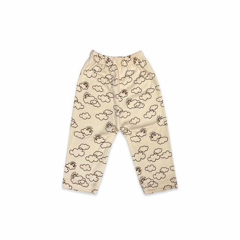 Basics Cotton Rich Cloud Print Baby Night Suits for 0M-7Y