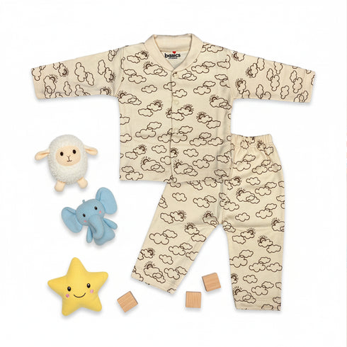 Basics Infants Night Suit -NB to 6Years Clouds 16663