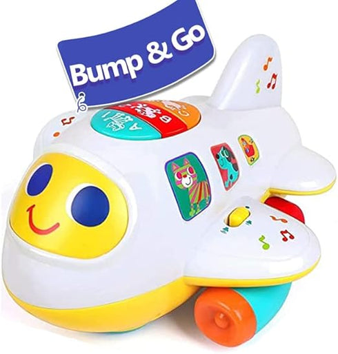 Baby Toys Early Learning Airplane Crawling Toy with Light & Music 15769