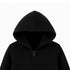 Kids Cozy Classic Black Fleece Zip Up Hoodie 17270
