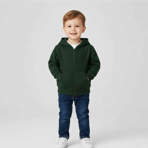 Kids Cozy Fleece Zip Up Hoodie 17270