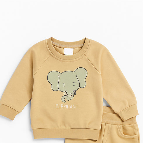 Nexteen Exclusive 2Pc Suit Terry Shirt Long Sleeves & Touser Set 17110 Unisex