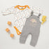 Basics Baby 2pc Suit Set Dangri With Long Sleeves Bodysuit 17131
