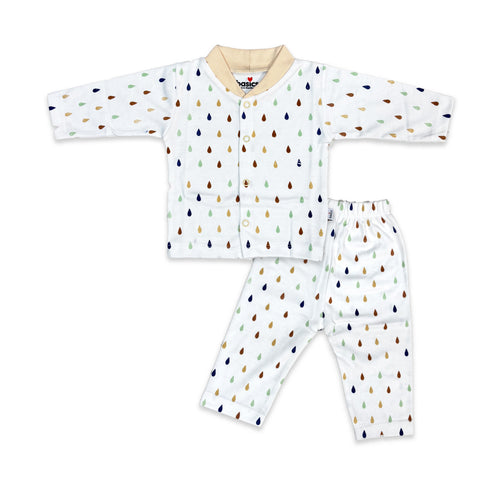 Basics Infants Night Suit -NB to 6Years Drizzle Drops 16654