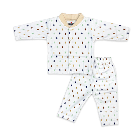 Basics Infants Night Suit -NB to 6Years Drizzle Drops 16654