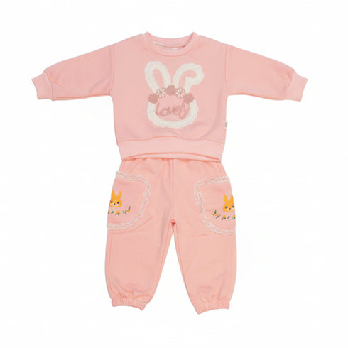 Girls Winter 2Pc Suit Sweatshirt & Trouser 16744