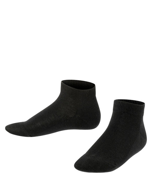 School Ankle Socks for Kids Black