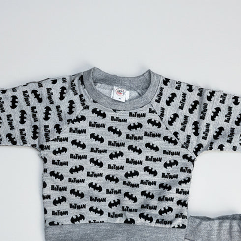 Nexteen Kids Exclusive 2Pc Suit Terry Shirt Long Sleeves & Touser Set 17110 Batman