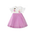 Baby Adorable Girls Hot Summer Little Princess Frilled Cotton Net Frock 16388