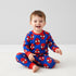 Spider Man Character Fleece Pajama Suit Full Sleeves T-Shirt & Trouser 16732