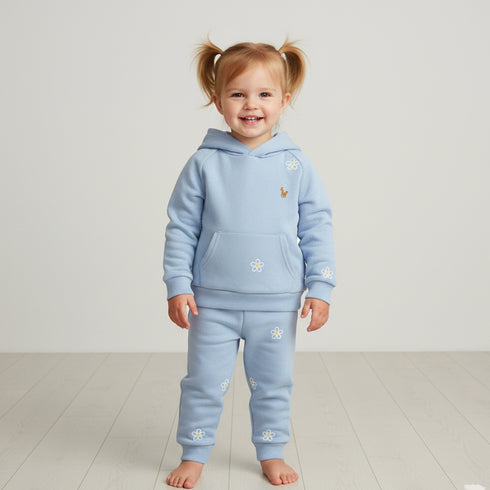 Girls Winter 2Pc Suit Hoodie With Trouser 17320