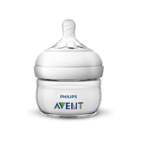 Avent Natural Feeding Glass Bottle, 0m, 60ml/2oz 16722