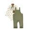 Baby Boys Dangri Suit Bodysuit With Dungaree & Pair Of Socks 16830