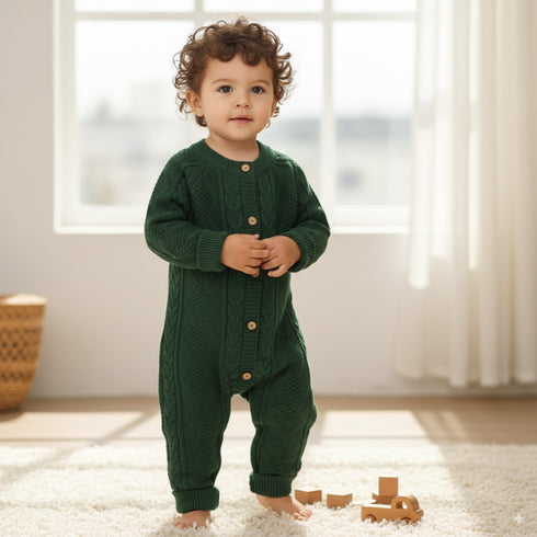 Infants Wool Romper For Winter 16847