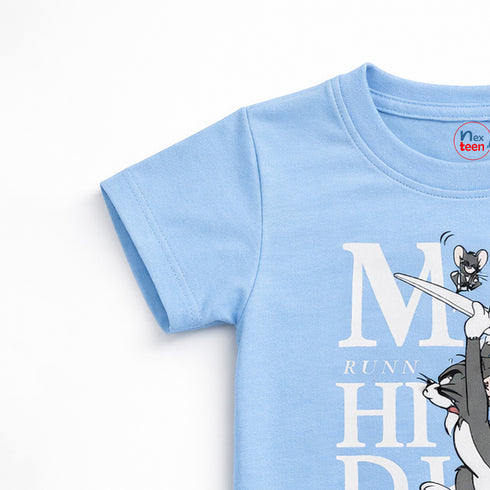 T-Shirt for Boys Blue Tom & Jerry