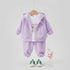 Girls Winter 2Pc Suit Hoodie With Trouser 17335