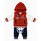 Infants 3pc Suit Set Hoodie With Bodysuit & Trouser 16828