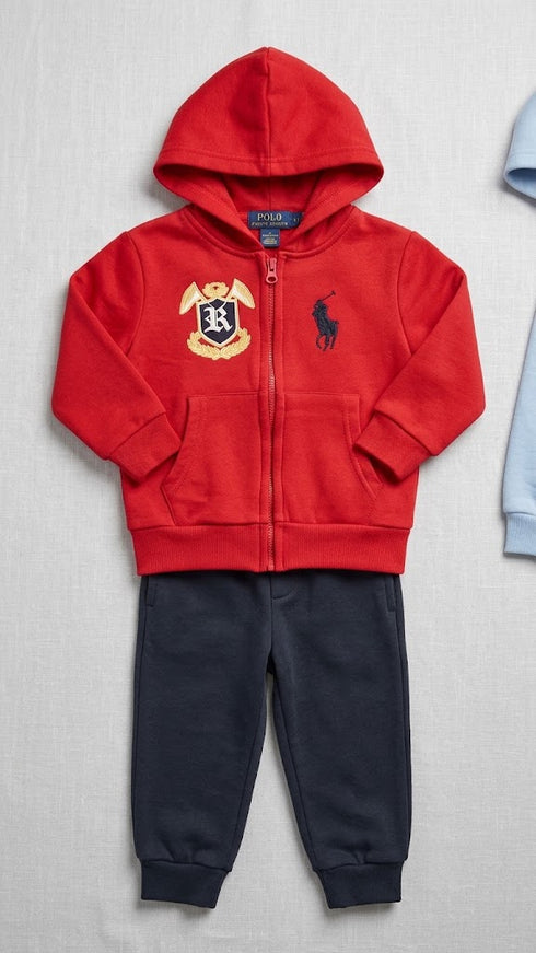 Red Ralph Lauren Tracksuit for Toddler Boys 2–8 Years