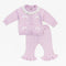 Winter Woolen 2Pc Suit Set Front Open Sweater With Trouser 17329