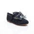 Black Pumps Shoes with Mesh Bow and Crystal Detailing