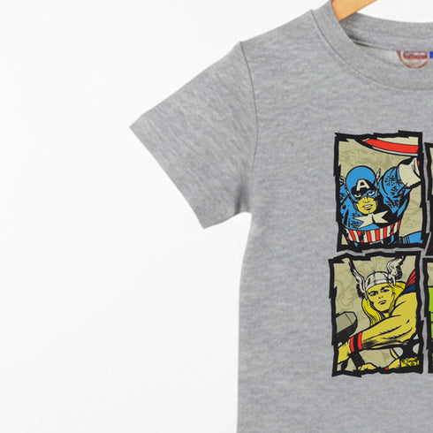 T-Shirt for Boys Grey Avengers