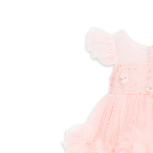 Baby Girls Frilled Party Wear Princess Frock 16869