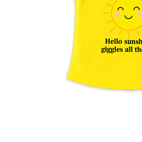 Baby Girls Suit Cotton Rich T-Shirt With Shorts Set 16472