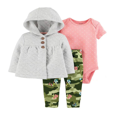 Winter Hooded 3PC Suit -13968