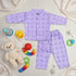 Basics Infants Night Suit -NB to 6Years Kitty Printed 16905
