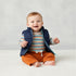 Baby Boys Exclusive Winter Suit Set Puffer Jacket, Long Sleeves Bodysuit & Trouser 17445