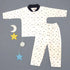 Basics Night Suit -Triangles White NB to 6Years 14990
