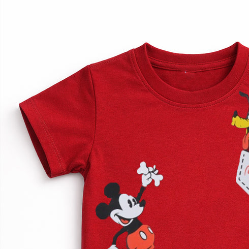 T-Shirt for Boys Red Mickey