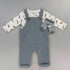 Baby Boys Dangri Suit Bodysuit With Dungaree & Pair Of Socks 17320