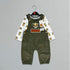 Baby Boys Dangri Suit Shirt With Tshirt Simba Character 16803