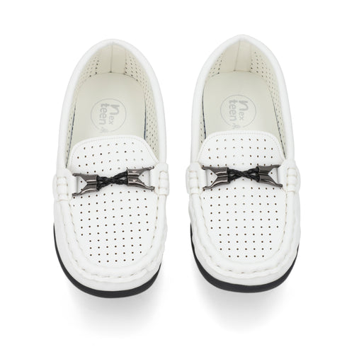 Boys Exclusive White Loafers -14484