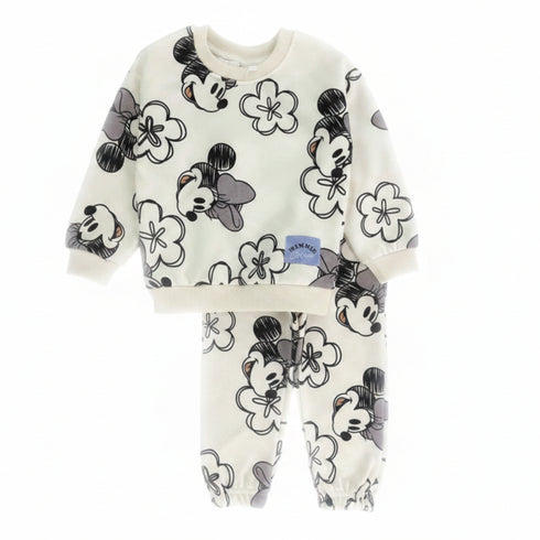 Toddlers Character Track Suit Minnie Fleece Sweatshirt With Trouser 16832