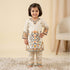 Girls Eastern Wear Shalwar Kameez Cream Embroidered