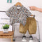 Todd Boys 2Pcs Suit Shirt With Shorts Set 16308