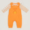 Basics Baby Girls 2pc Suit Set Dangri With Long Sleeves Bodysuit 17131