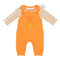 Basics Baby Girls 2pc Suit Set Dangri With Long Sleeves Bodysuit 17131