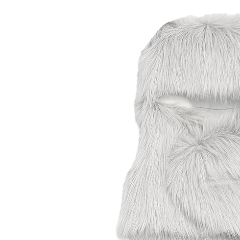 Baby Basics Cozy Snug Grey Furry Hooded Carrynest 17140